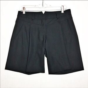 Euc Theory black wool chino dressy shorts sz 4